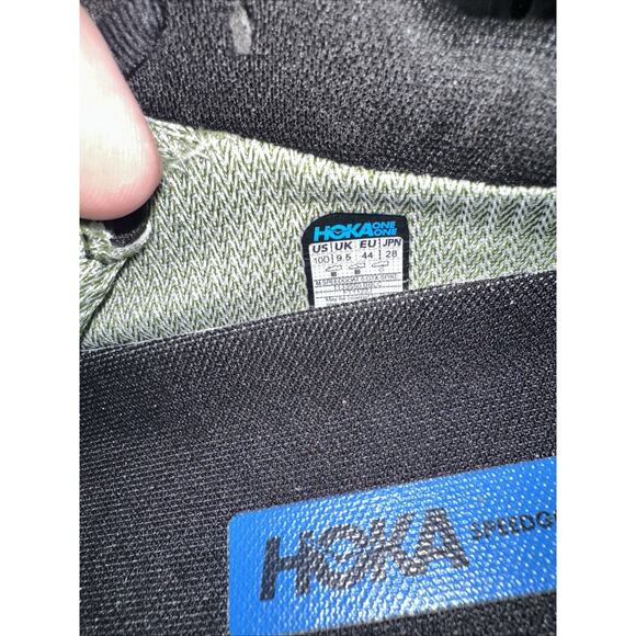 Hoka One One Black Trail Running Shoes with Subtle Blue Accents main image 6
